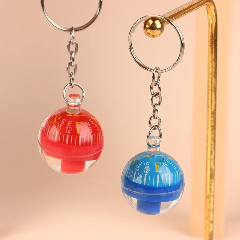 1pc Portable Lightweight Emergency Compass Outdoor Survival Keychain Ball Compass Tool