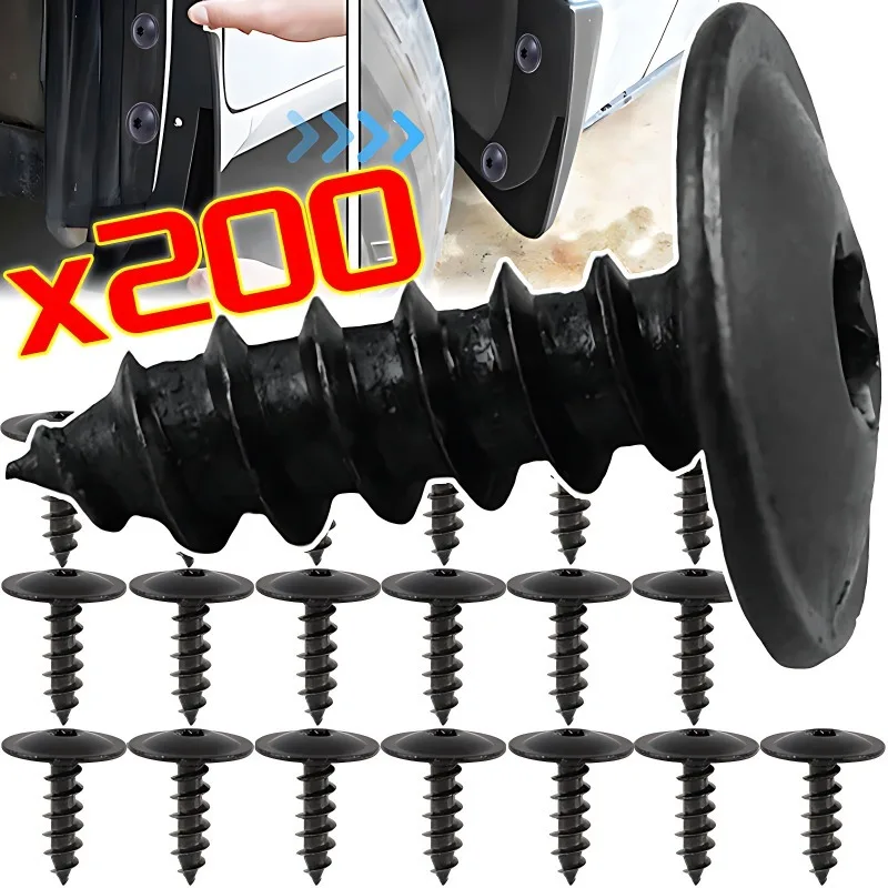 

Car Clips Fastener Tapping Screws for VW Polo Golf 4 5 6 7 Beetle MK3/4/5/6 Bora CC Passat B6 B5 Nylon Rivets Door Panel Nails