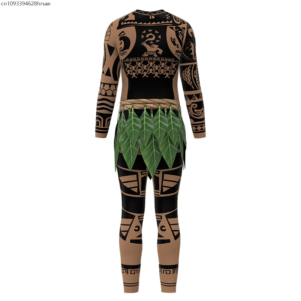 2025年 子供 海の冒険 熱帯島 モナ プリンセス コスチューム 女の子 誕生日パーティー ハロウィン 男の子 マウイ タトゥー コスプレ