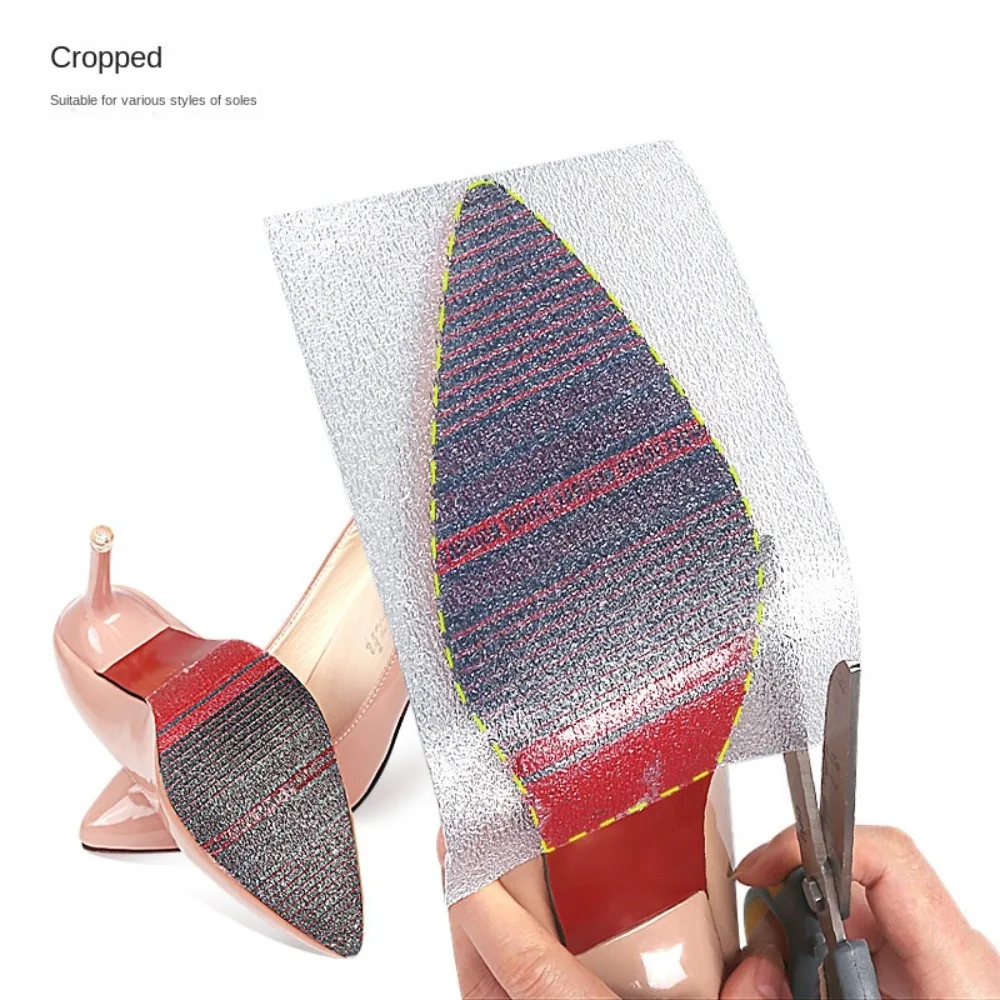 طبقة رقيقة واقية النساء المضادة للانزلاق عالية الكعب وحيد باطن حامي ملصقات عدم الانزلاق ملصق الأمامية النعل الخارجي وسادة المضادة للانزلاق باطن