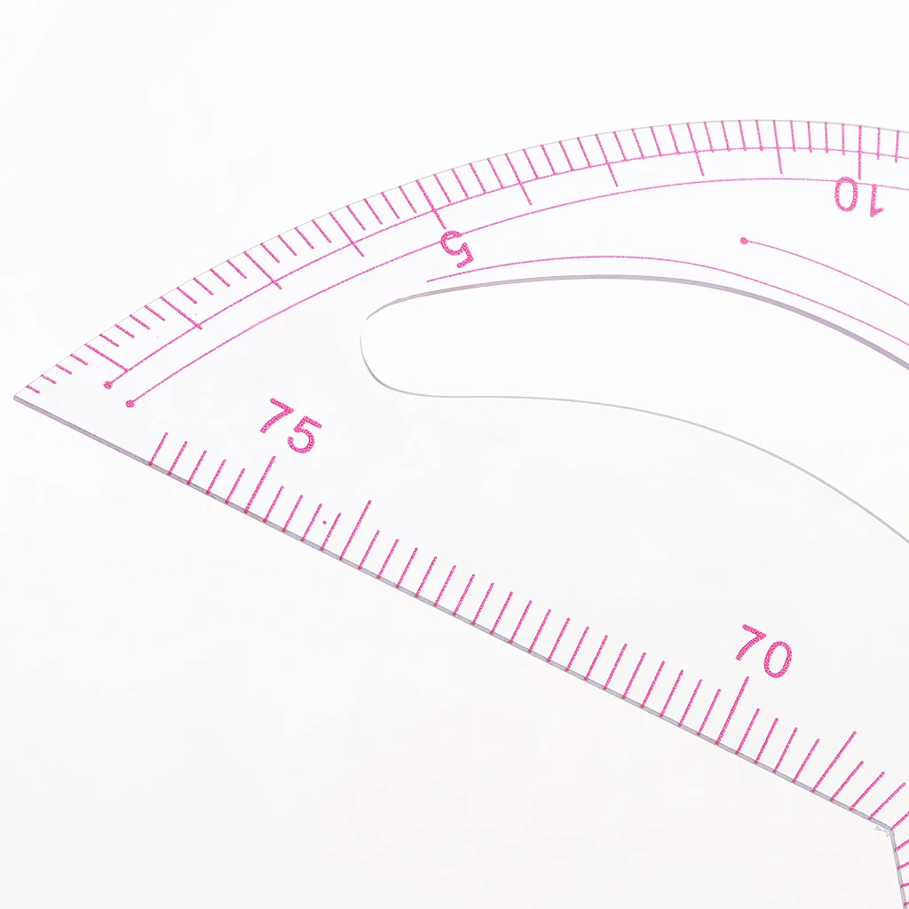 French Curve Metric Shaped Ruler Plastic Metric Ruler Sewing Tool for Sewing Design Drawing Template