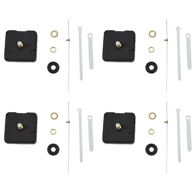 PHFU-4X механизм часового механизма с белой часовой минутной красной секундной стрелкой, набор инструментов «сделай сам»