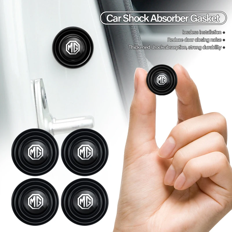4/8/12 قطعة باب السيارة المضادة للصدمات وسادة مكافحة الضوضاء عازلة طوقا السيارات الداخلية ل MG HS MG5 ZS Rx5 GT ZST MG6 MG7 GS EZS EHS الكهربائية
