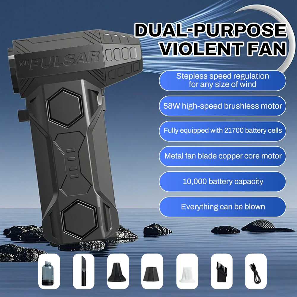 منفاخ الهواء X11 قوي للغاية 990000 دورة في الدقيقة منفضة الهواء المضغوط استهلاك الكهرباء عرض الهواء فراغ منفاخ مروحة نفاثة للسيارة