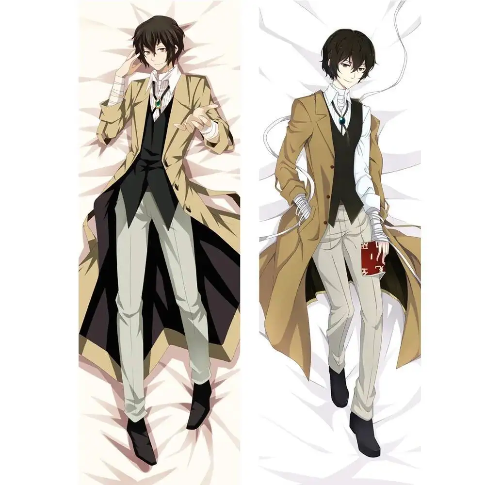 

Аниме собаки Dazai Osamu Dakimakura обнимающий чехол для тела полноразмерный отаку кровать пледы подушка наволочка DIY наволочка