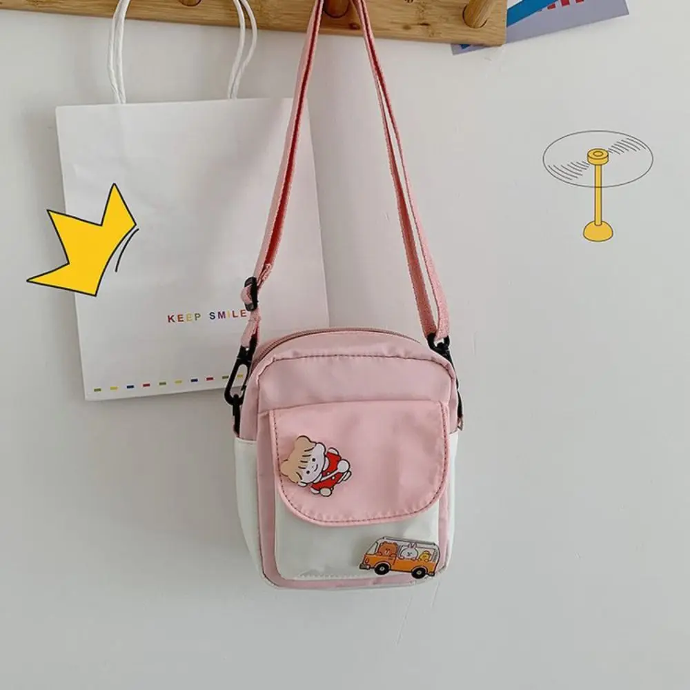 Fashion Nylon Mini Shoulder Bags Cute Handbags Coin Wallets Little Girls