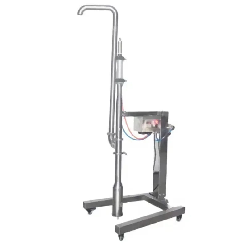 Máquina aplicadora de tolva de panadería unifiladora portátil, llenado de mantequilla, comida, crema de alta viscosidad, pastel, mermelada de fruta, transferencia de pastel