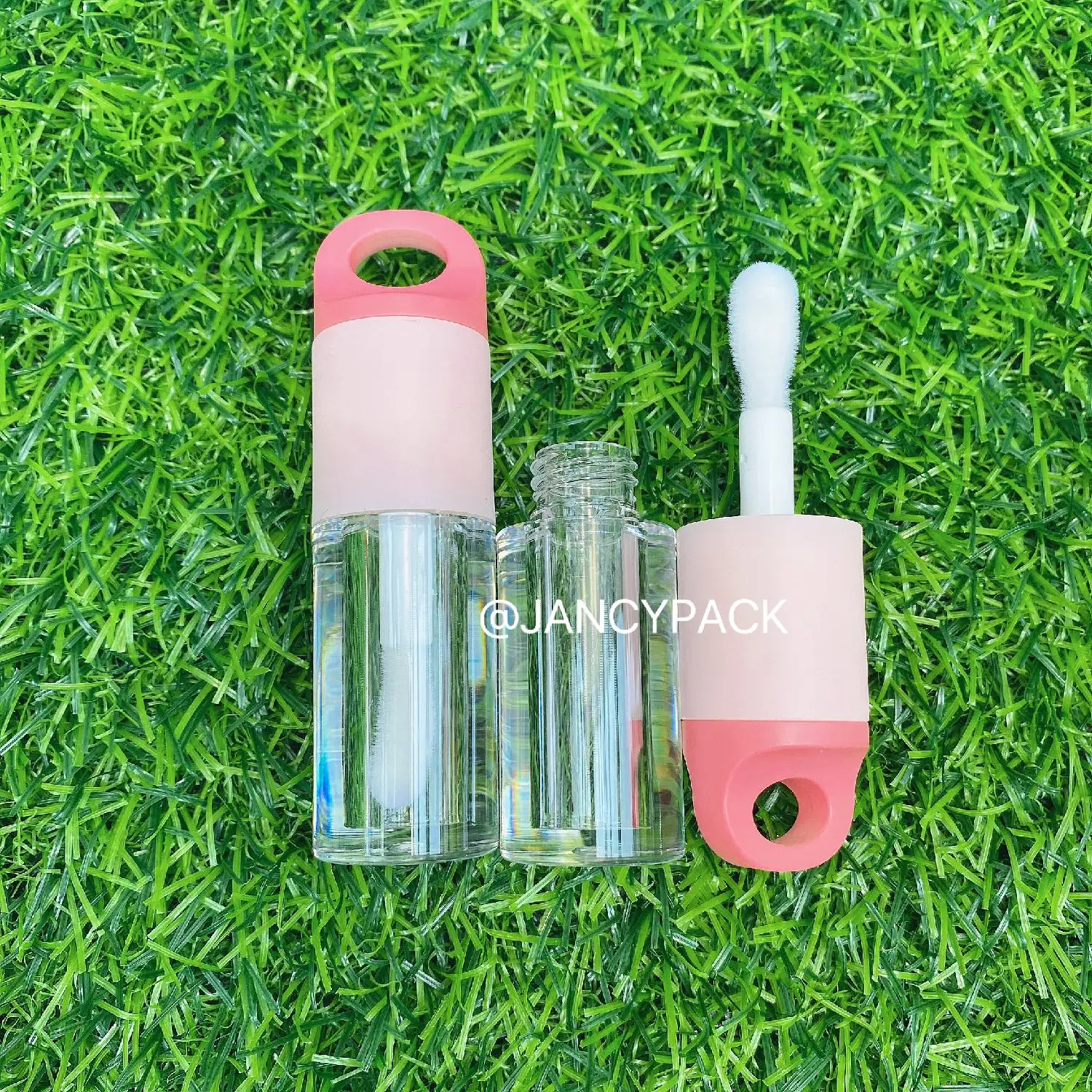 1.5ml colorful Empty Lip Gloss Tubes pink Lipgloss Containers big brush Packaging Bottle Lipstick Makeup Wholesale
