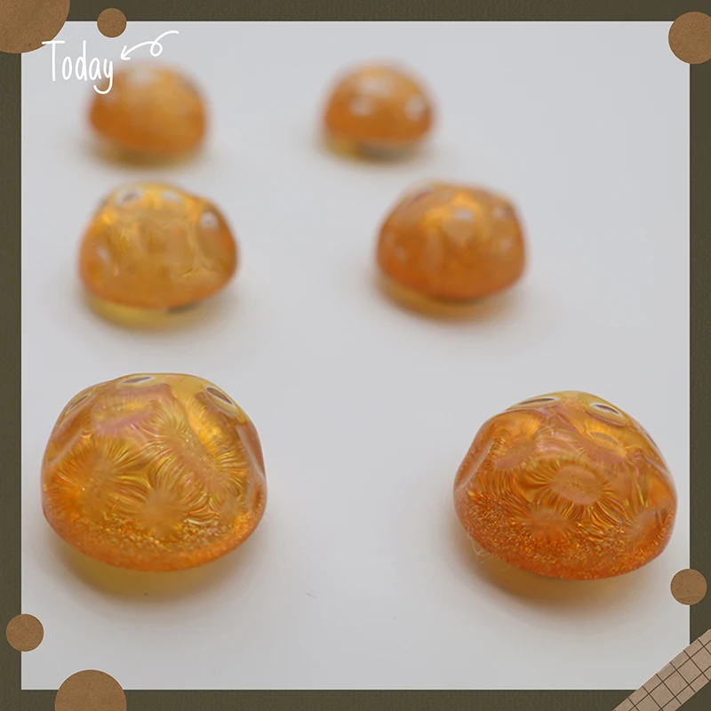 Random Amber Colored Refrigerator Magnets Strong Magnetic Hook Push Pin DIY Decoration Office tools Message Board Publicity wall