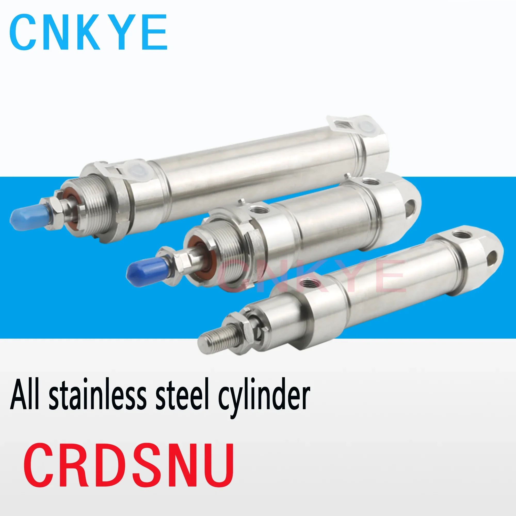 All stainless steel cylinder CRDSNU-B-12-15-16-20-25-30-32-40-50-63-75-80-100-125-150-160-200-250-320-P-PPS-PPV-A-MQ-MG-A1-A2-S2
