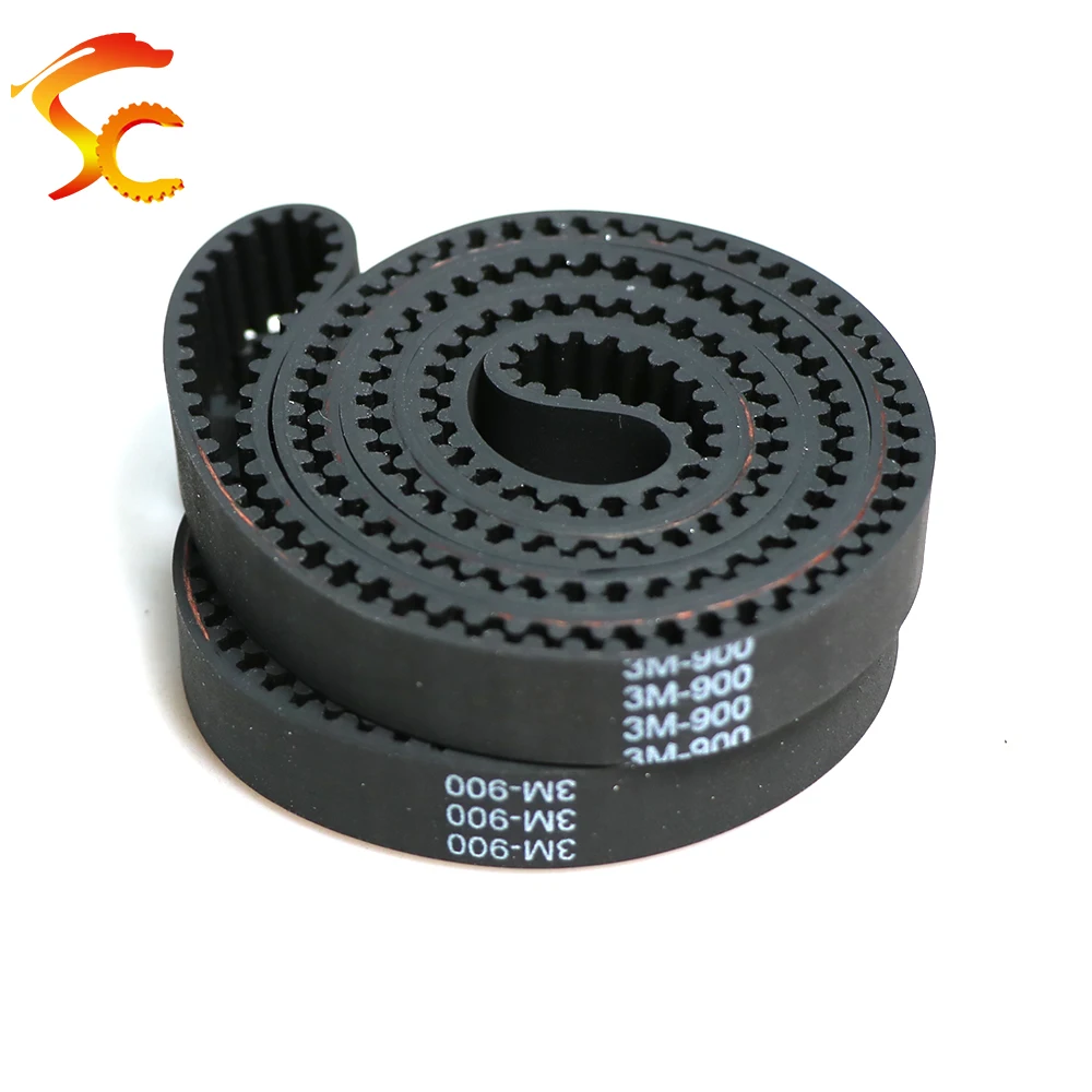 ONEFIRE HTD 3M Timing Belt 882/885/900/909/912mm Width 6/10/15mm Rubbe Toothed Belt Closed Loop Synchronous Belt