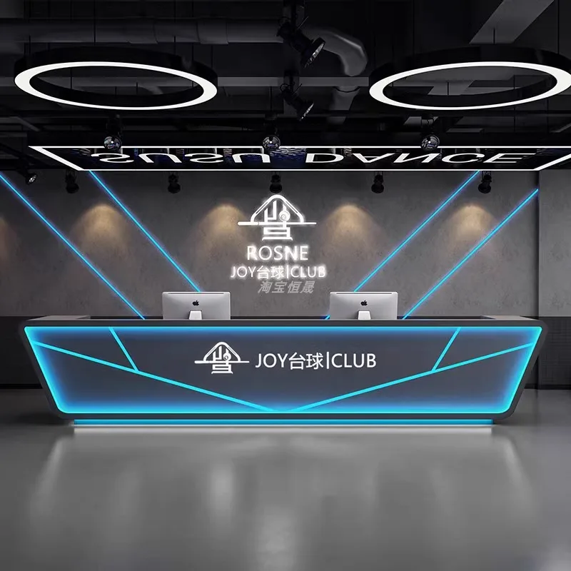 قاعة البلياردو الصناعية بار الرياضة الإلكترونية فندق مكتب الاستقبال الخفيفة الفاخرة #4