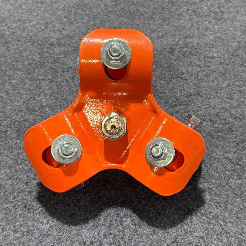 Portable Detachable Lifting Tripod Splicing Bracket with Hand Chain Hoist, 1T 3M 2T Rescue Lifting Support Frame