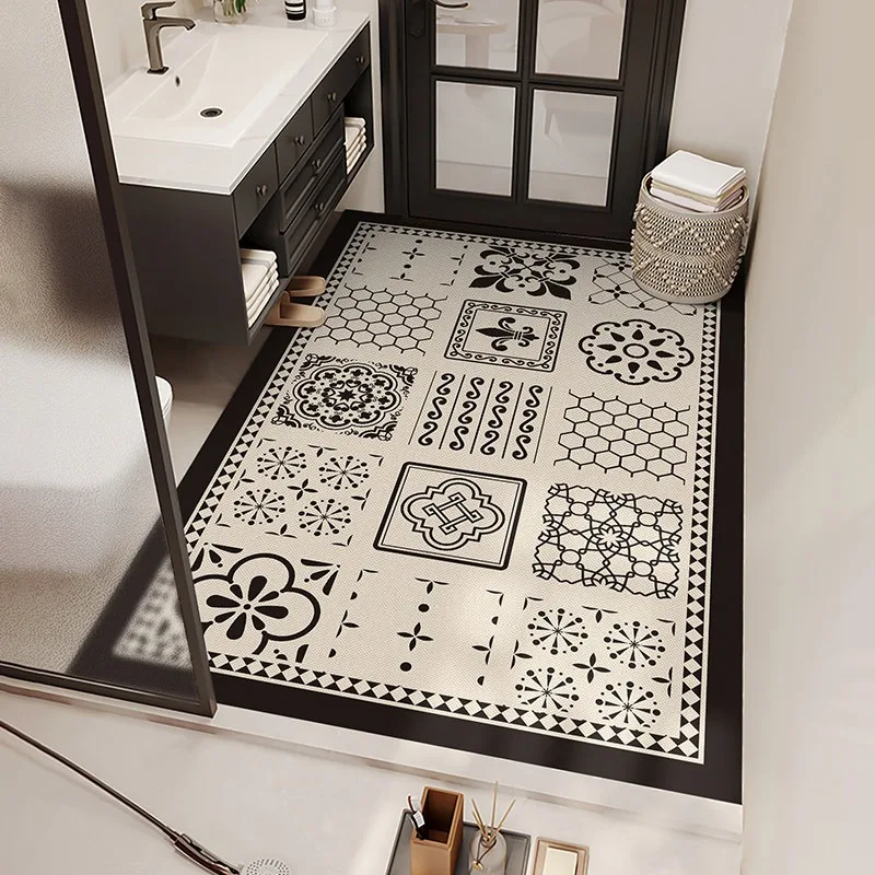 Bathroom Mat Absorbent Floor Mats Bath Carpet Soft Diatom Mud Non-slip Rug Toilet Doormat Entrance Door Tappeto Bagno Alfombra