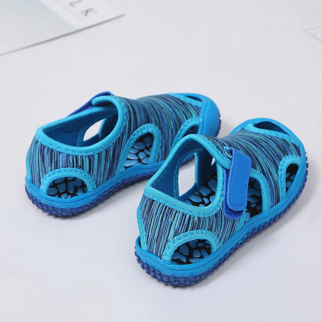 Summer Baby Girls Boys Sandals Infant Shoes Kids Outdoor Anti-collision Shoes Children Beach Sandals Soft Bottom Non-slip