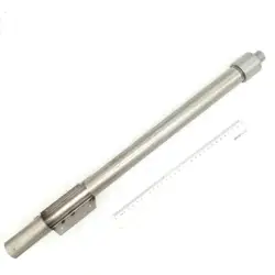 25.7mmD 588mmL Extrusion Screw Set with 3426 Barrel for Precious Plastic Project & 5pcs 3540 Heaters