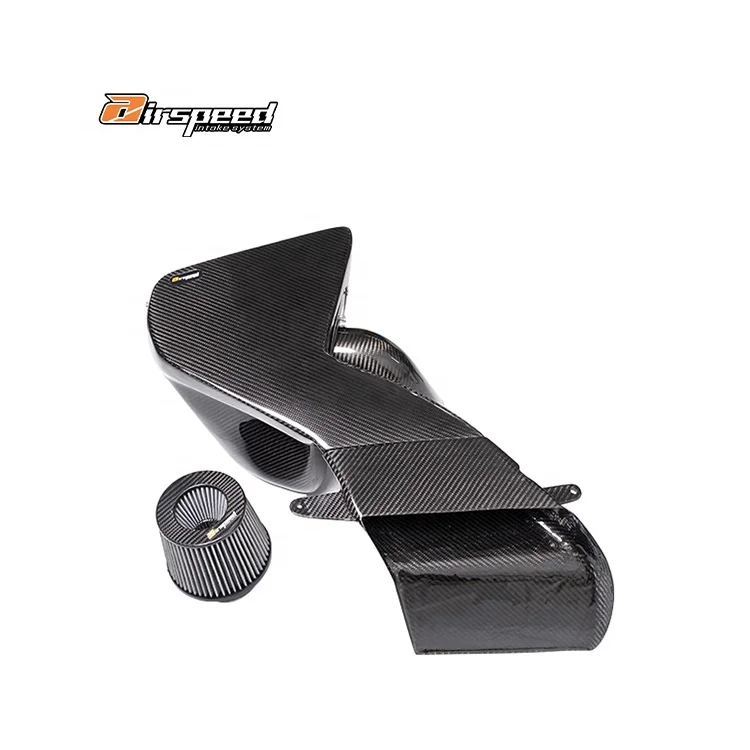 Airspeed Brand Factory Direct 100% Dry Carbon Fiber Cold Air Intake System for AUDI A4,A5 B8,B8.5 1.8T,2.0T