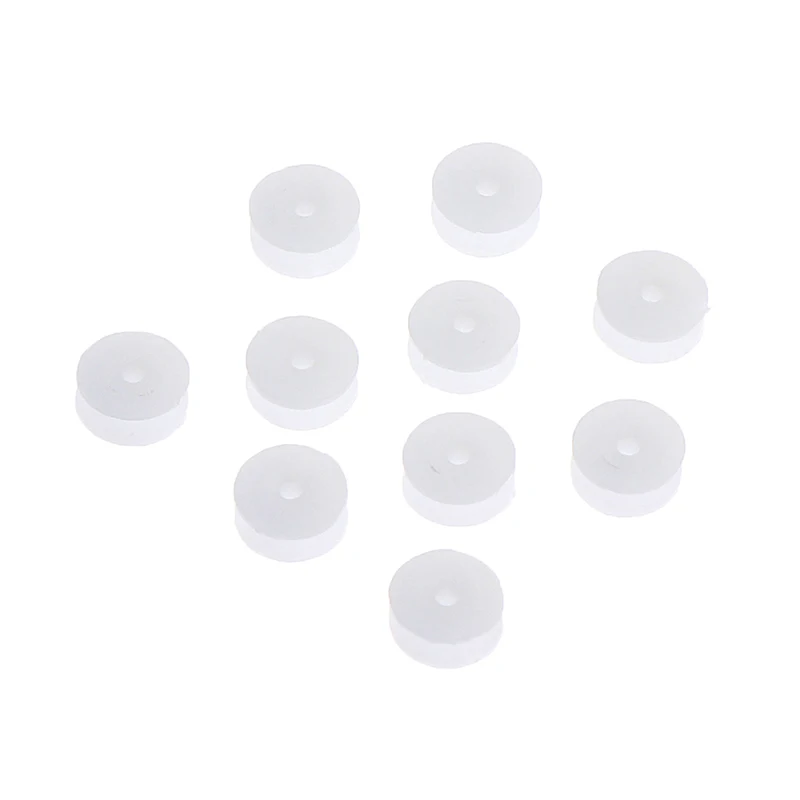 10PCS 2*9.3mm White Plastic Pulley Wheel Micro Mini Gear Motor Wheels For 2mm Shaft Model Toy Outer Dia.9.3mm Inner Dia.2mm