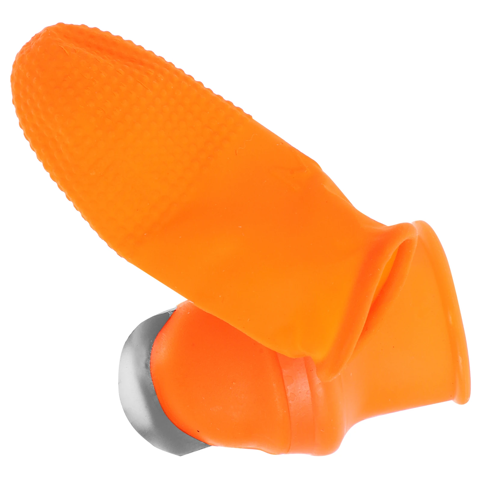 

1pc Gardening Harvest Accessories Thumb Knife Soft Silicone Stainless Steel Blade Vegetable Cutting Anti Cut Finger Gloves Fruit