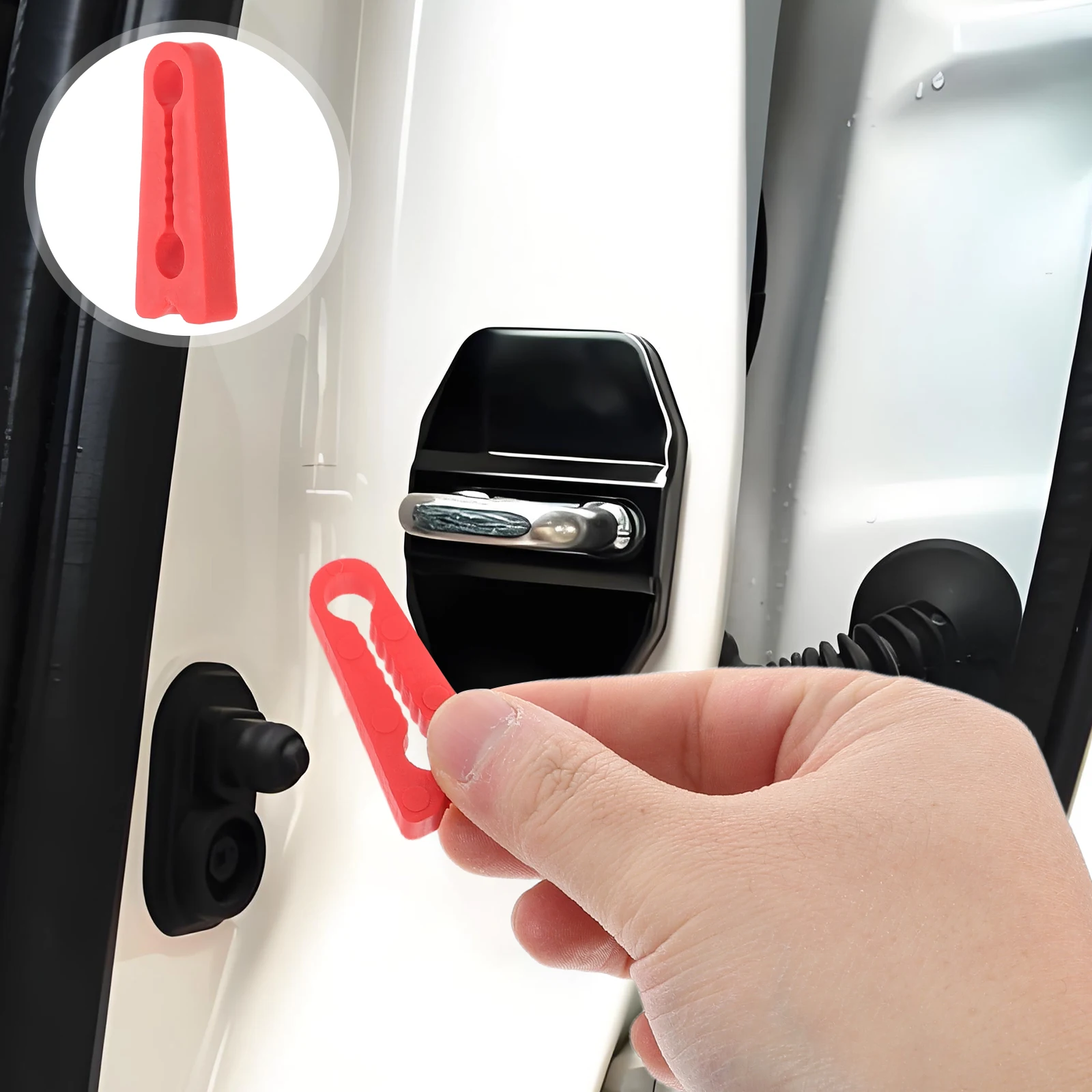 

40pcs Car Door Lock Sound Damper Pad Universal Noise Reduction Buffer For Car Door Soundproofing Cushion Automotive Interior