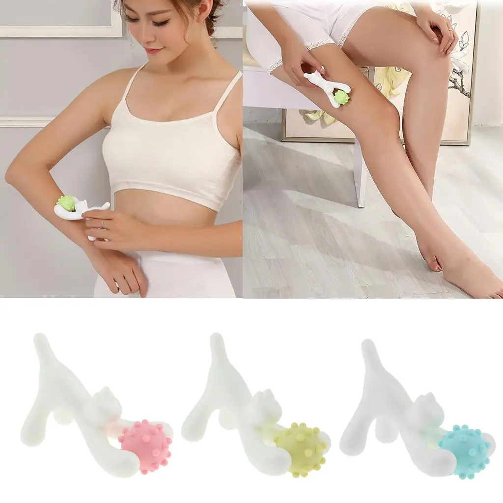 

Body Massager Acupuncture Acupoint Tool with Roller Massager for Spine Legs Back Deep Point Massage