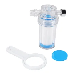 Purificador de agua de grifo frontal para ducha, calentador de agua para lavadora, sedimentos de óxido, filtro de agua para ducha, hogar a impurezas