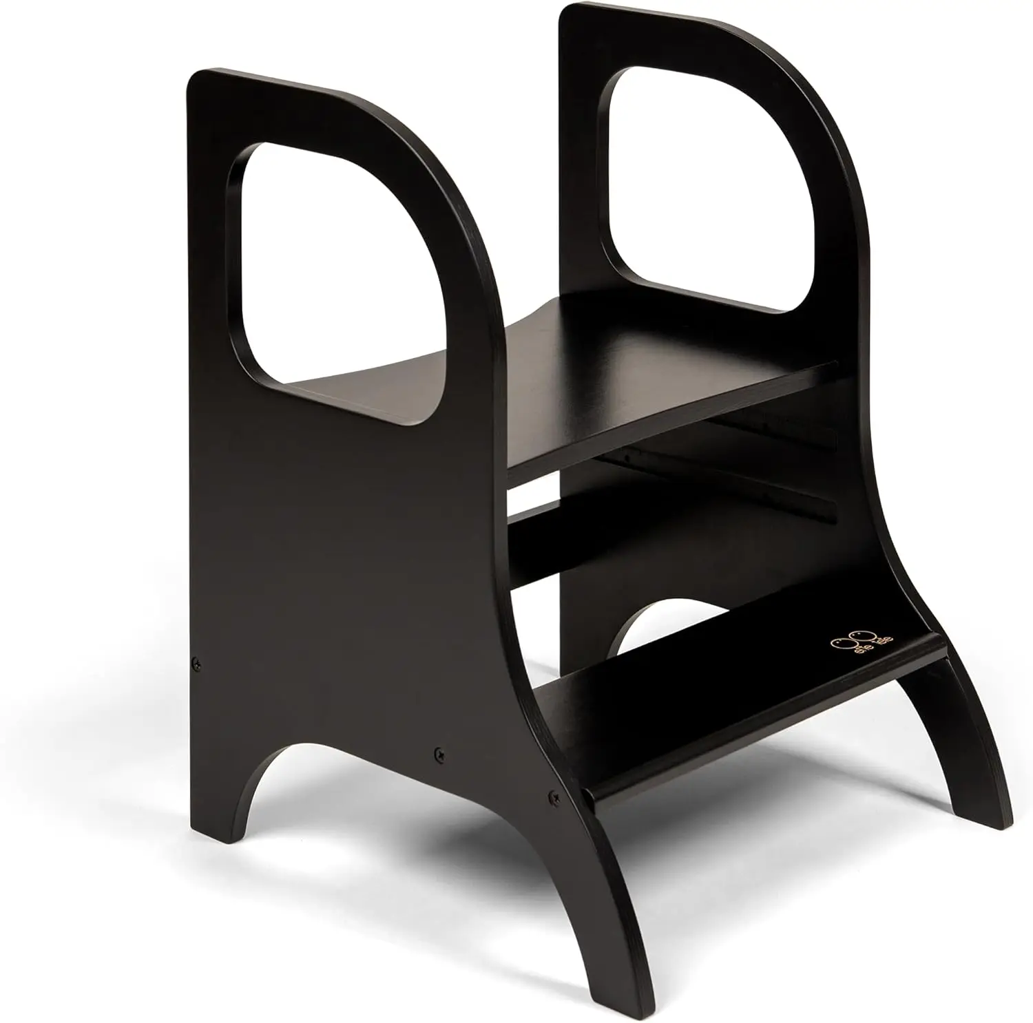 

Adjustable Height Toddler Step Stool for Potty Training and Independence (Black)