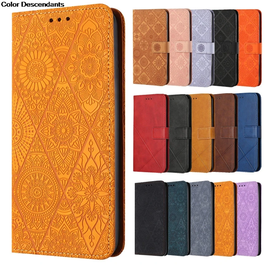 

Wallet Magnetic Flip Leather Case For Samsung Galaxy A12 A13 A21S A22 A23 A32 A33 A42 A52 A52S A53 4G 5G Solid Color Stand Cover