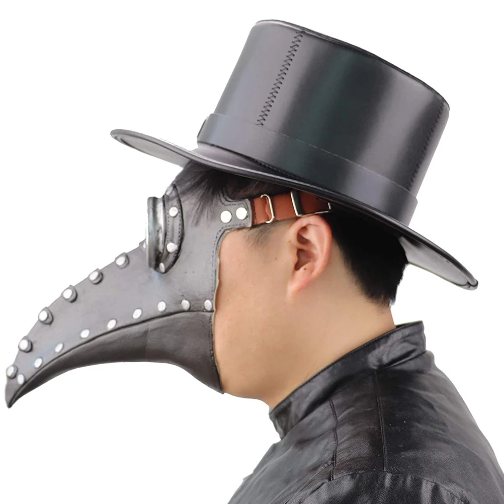 1 PC Beak Mask น้ําหนักเบาหน้ากากปาร์ตี้ฮาโลวีนตกแต่ง Plague Doctor VINTAGE เครื่องแต่งกายอุปกรณ์เสริมสําหรับเทศกาล