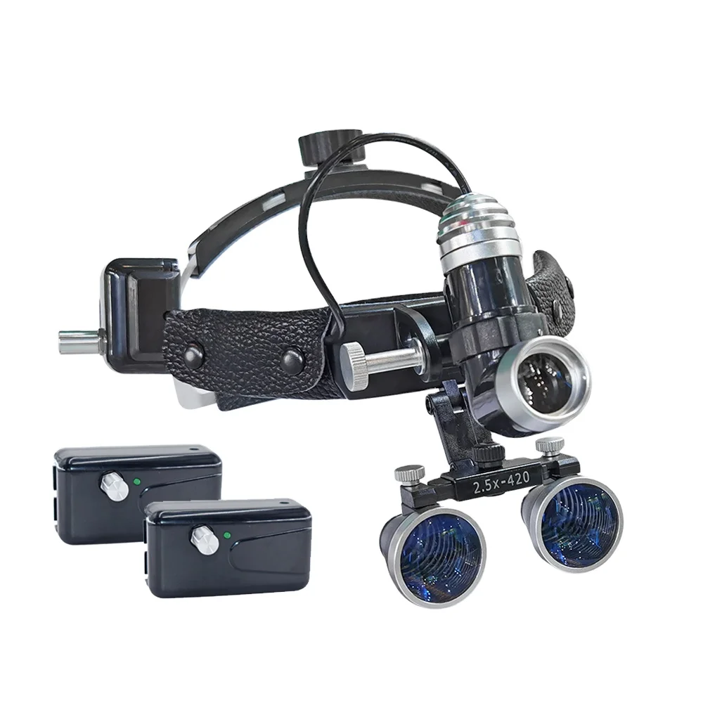 5W ENT Head Wearing Light Lamp For Binocular Loupes Brightness Spot Ajustable Den tal Lab Headlamp Surgical Headlight