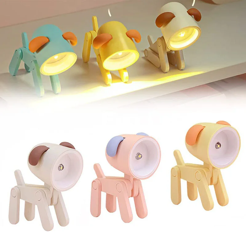 

Cute Pet Mini Desktop Night Light Sleep Ambience Light Small Ornament Creative Toys For Children