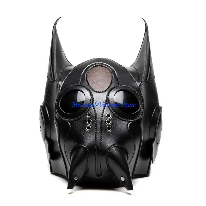 

A70F Steampunk Design Gothic Face Mask With Adjustable Straps For Halloween Costume