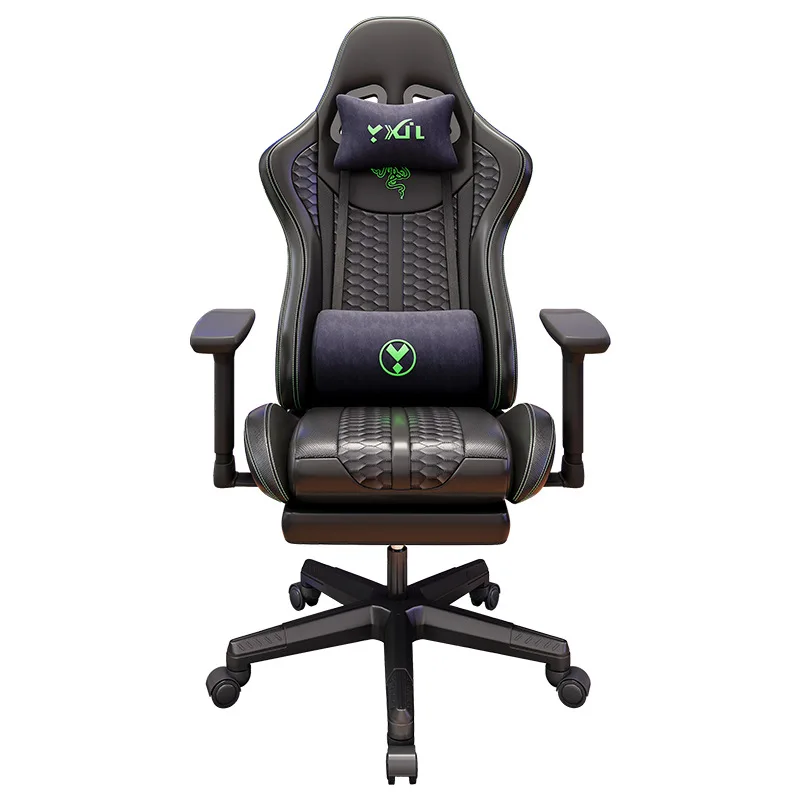 Gaming Chair with Simulation Racing Seat, Adjustable Backrest, Computer Office Chair, Nylon Feet, Gaming Streamer Chair