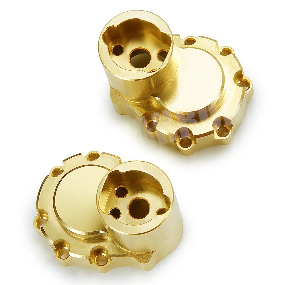 YEAHRUN 2 個真鍮リアアクスルナックルカップウェイトアダプター TRX-4 TRX4 1/10 RC クローラーカーモデルアップグレードパーツアクセサリー