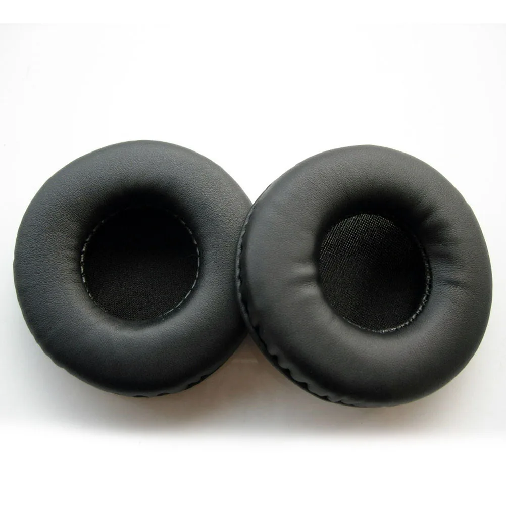 2pcs Round Headphone Earpad Replacement 7.5Cm Ear Cushion High Elasticity Sponge For Noise Reduction Sound Upgrade