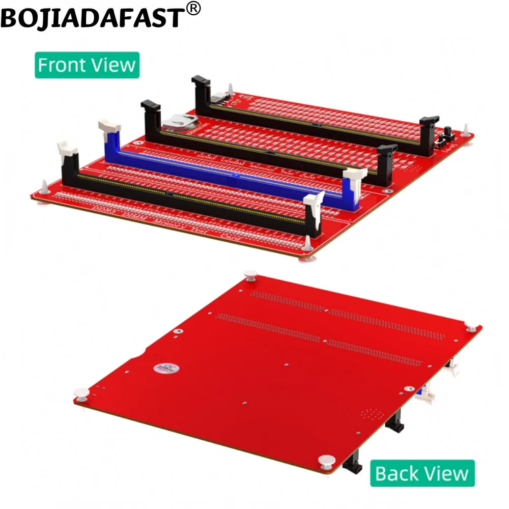 Desktop DDR3 DDR4 DIMM DDR5 RDIMM UDIMM Memory Ram Adapter Test Diagnostic Card with LED Indicators