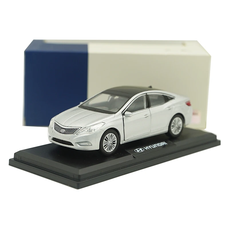 โมเดลรถเหล็กหล่อ HYUNDAI GRANDEUR สเกล 1/38 ของเล่นสะสม ของเล่นเด็ก พร้อมกล่องเดิม