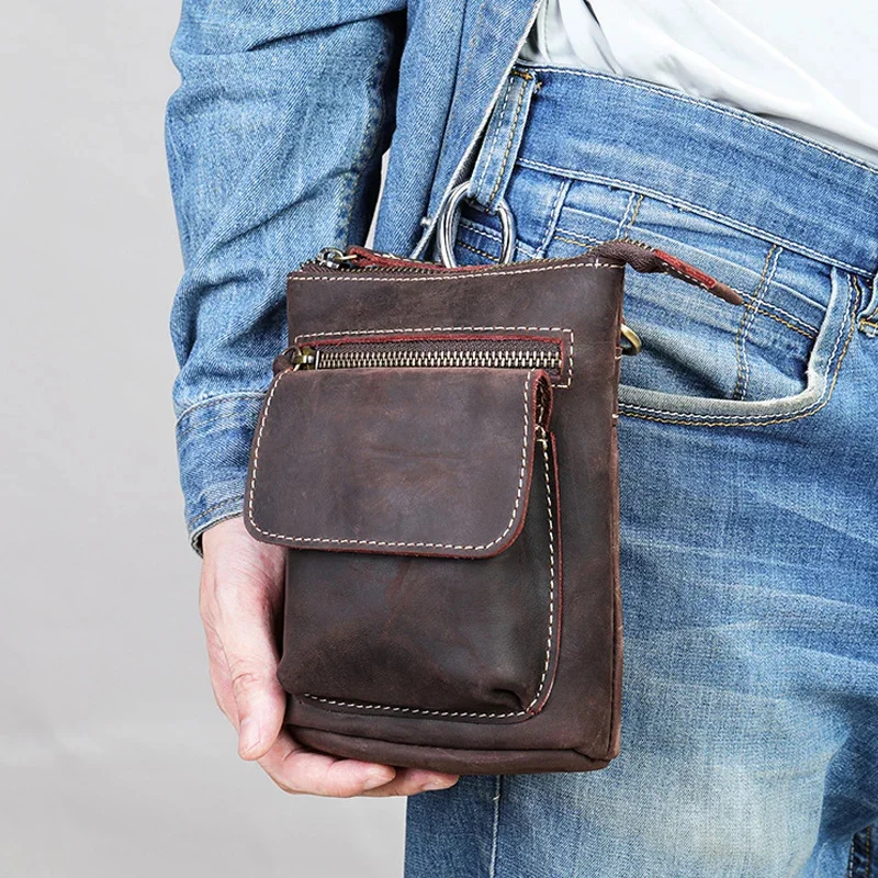 Small Leather Waist Pouch 4\