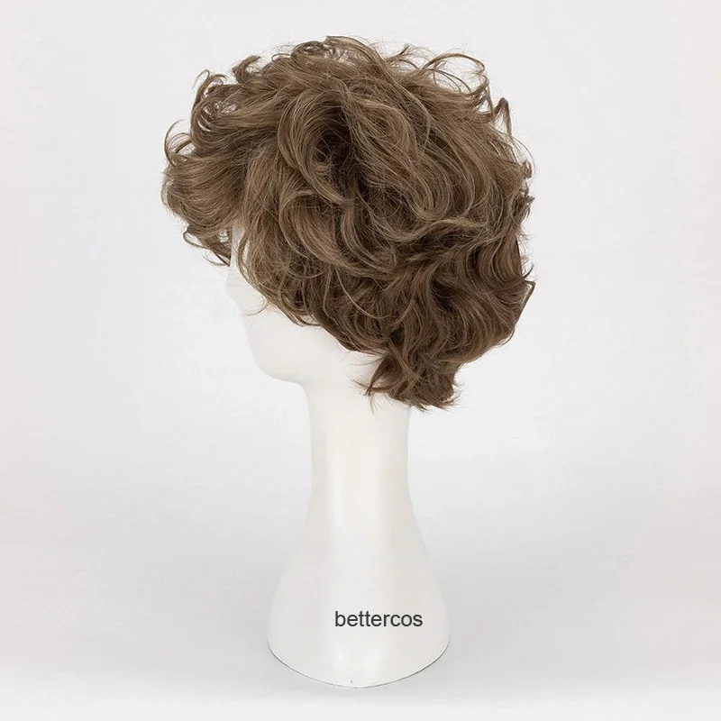 Fantastic Beasts The Crimes of Grindelwald Newt Scamander Cosplay Wig Brown Short Heat Resistant Synthetic Hair Wig   Wig Cap image 4