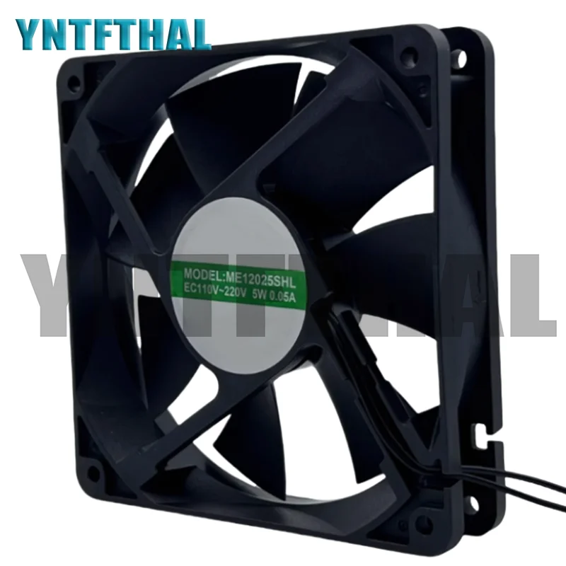 جديد ME12025SHL 0.05A 12CM EC110V إلى 220V مروحة تبريد