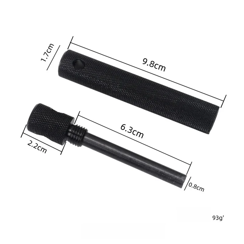 New Powerful Magnesium Rod Waterproof Spark Rod Outdoor Compass Corrosion Protection Starter Essential Wilderness Survival Tool