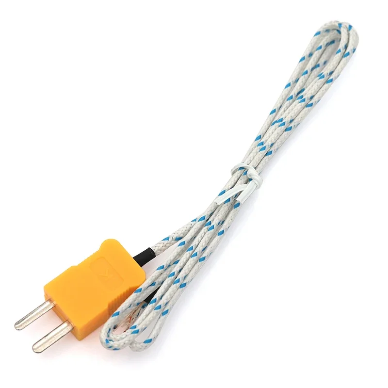 1m K-Type Thermocouple Temperature Sensor Cable Temperature Meter Tester Thermocouple Sensor Probe For Thermostat Multimeter