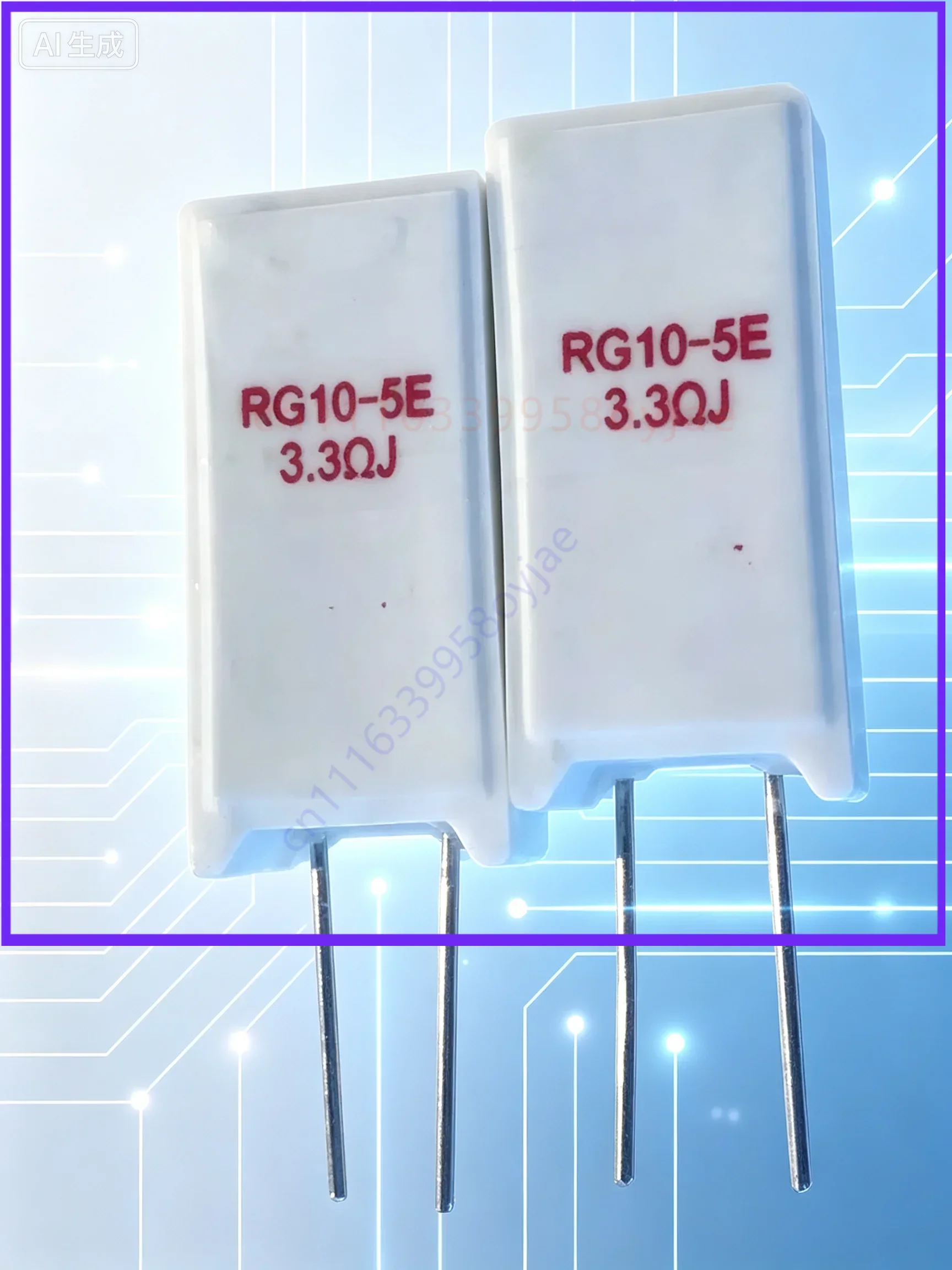 for RG10-5EG Thermal Cement Resistor,3.3RJ 151℃ 2A,S10Y6.8RJ Brand New Genuine  5pcs