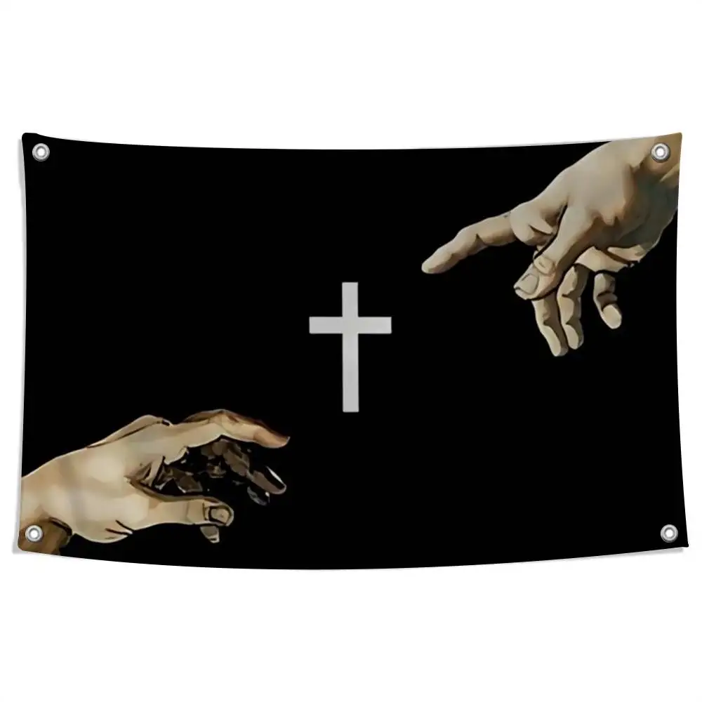 

Religious aesthetics Flag Custom Flags Wall Hanging Tapestry Outdoor Decorative flag Background Blanket