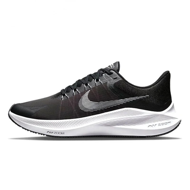 Nike Air Zoom Pegasus 37 38 39s Black White Winflo 8 Outdoor Sports Shoes Sneakers Women Men Running Shoe