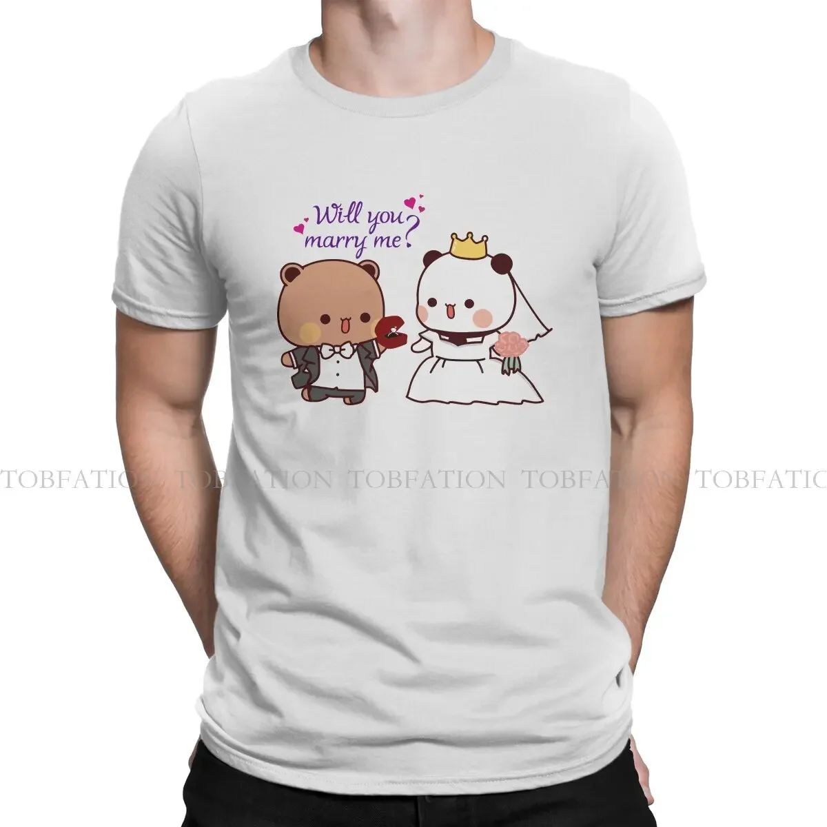 Bubu And Dudu Marry Tshirt Homme Men Clothing 4XL 5XL 6XL 100% Cotton T Shirt