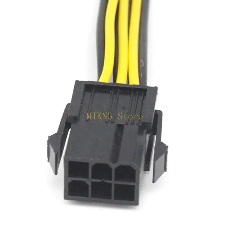 PCIE 6Pin ذكر إلى 8pin محولات كابل تمديد الطاقة الإناث لبطاقة فيديو GPU أفضل بيع