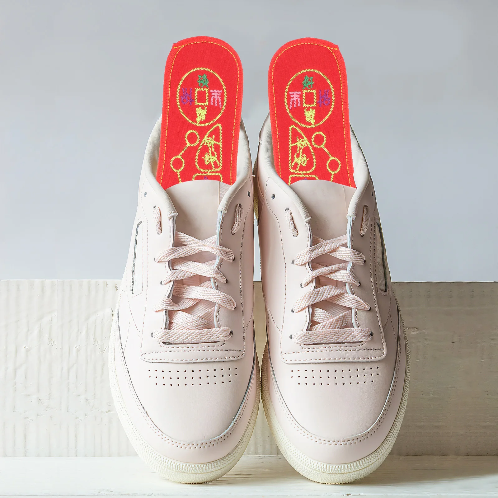 2 أزواج الرجال النساء إدراج حذاء النعال الحرارية وسائد رياضية حافي القدمين شقة وحيد إصلاح القطن الأحمر الرياضة دعم القدم