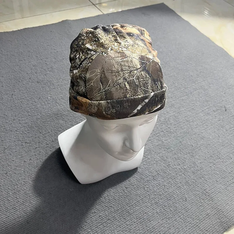 Korean Fashion Street Hip-Hop Daily Commuting Harajuku Casual Cap Y2K Retro Deciduous Full Print Design Men Women Pullovers Cap