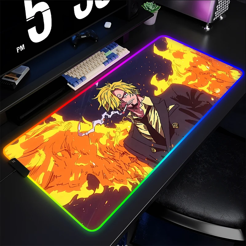 RGB Anime Mouse pad one piece - Rgb Mousepad 评论和价格